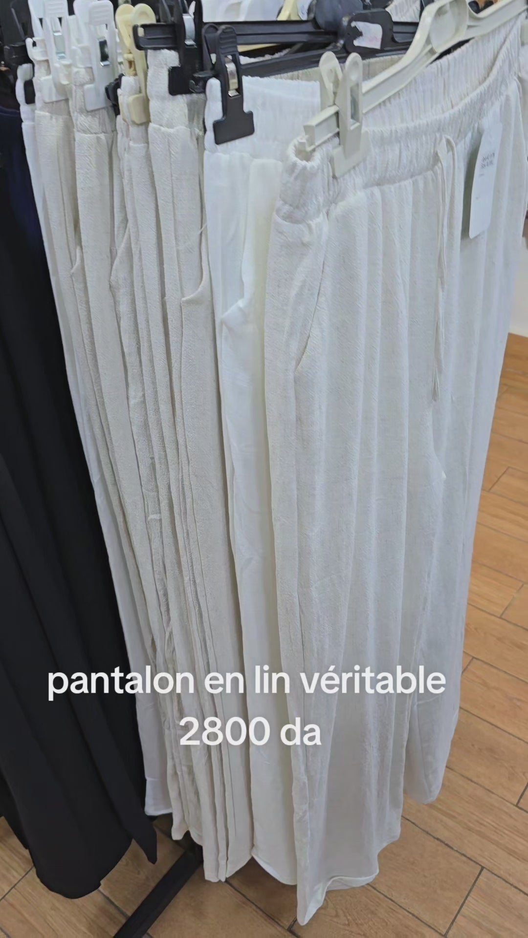 Pantalon en lin véritable
