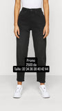 Jeans mom noir