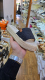 Mules Plateformes Style Espadrilles – L'Élégance Estivale Confortable
