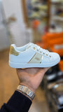 Basket Femme Blanche "MN" Élégante & Chic